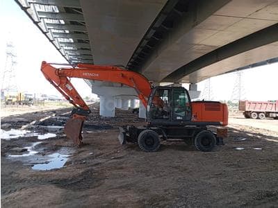 Колесные экскаваторы Hitachi
